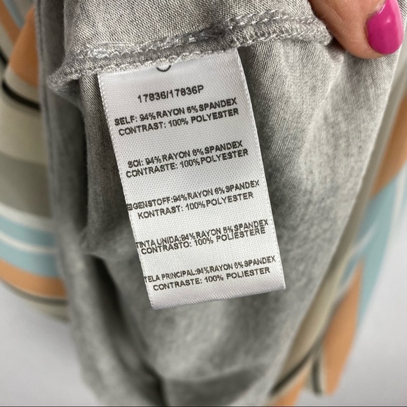 Anthropologie Dolan Layered Laurel Striped Dress - Picture 5 of 5